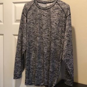 Long sleeve shirt black and white